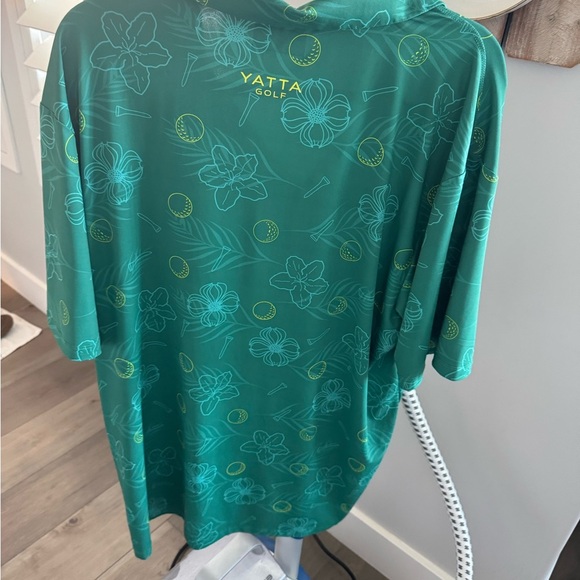 Men’s XXL Yatta Golf Green Golf Polo Shirt - Picture 8 of 9
